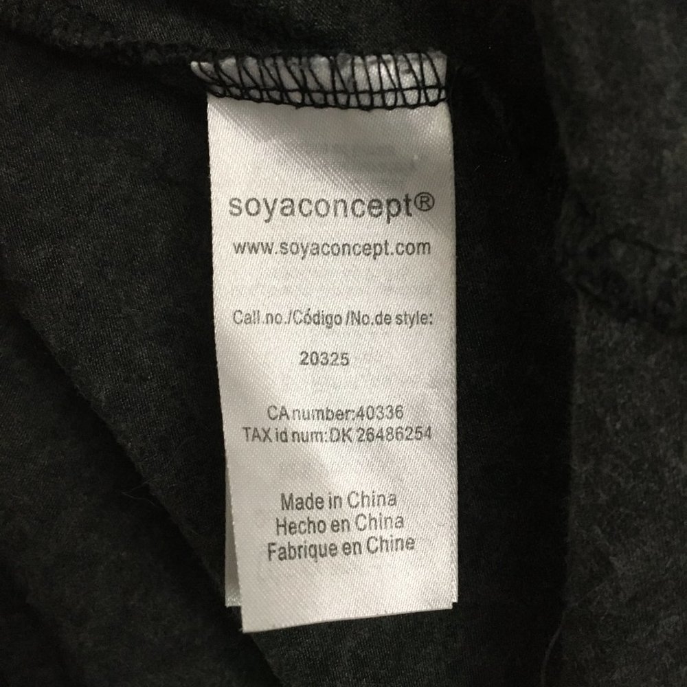 SOYACONCEPT DENMARK Python Snake Print Viscose Contour Top M Scandi - Picture 11 of 14